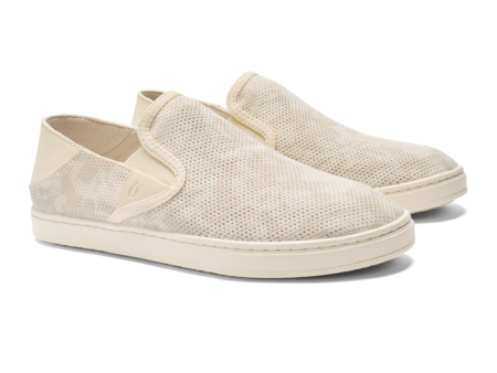 Olukai Pehuea Slip Ons - Puka White Supply