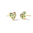 Kendra Scott Holland Heart Stud Earrings - Gold on Sale