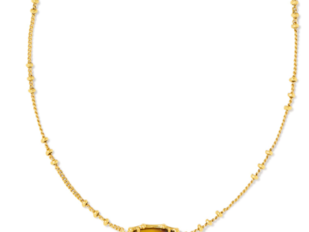 Kendra Scott Elisa Bamboo Frame Necklace - Gold Sale