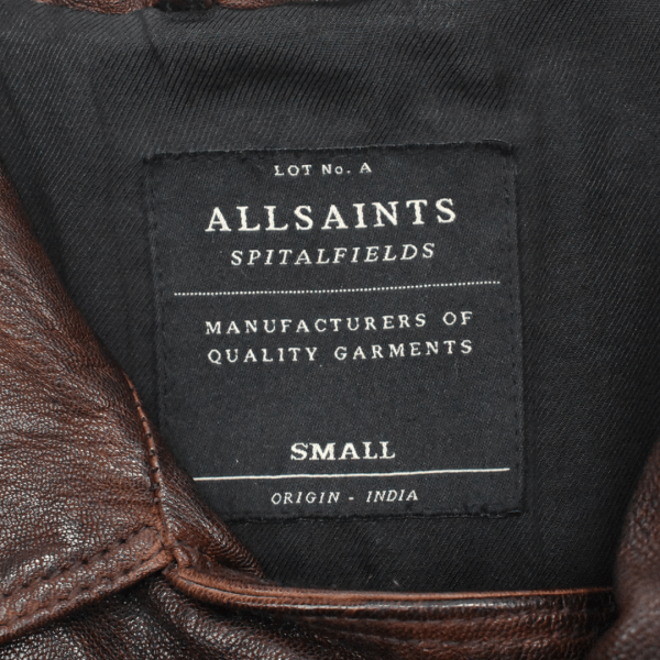 All Saints Leather Jacket - Men s S Supply