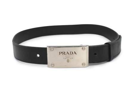 Prada Leather Belt - 34 85 Discount