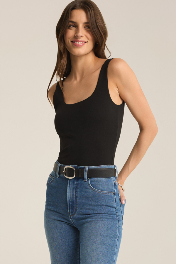 Z Supply Vienna Bodysuit - Black Online