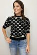 THML Short Sleeve Bow Sweater on Sale