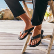 Olukai Ulele Flip Flops - Black Hot on Sale