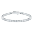 Crislu Classic Medium Princess Tennis Bracelet For Sale