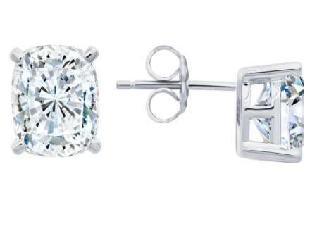 Crislu Cushion Cut Stud Earrings Supply