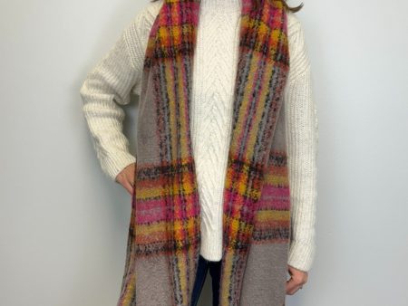 Vibrant Plaid Scarf Discount