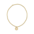 Enewton Gold Classic Bead Bracelet w  Blessed Disc Charm - 2mm on Sale