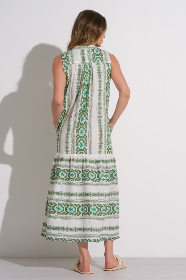 Elan Maxi Dress with Tassles Online now