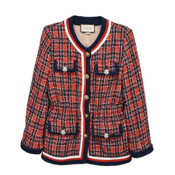 Gucci Tweed Jacket - Women s L For Cheap