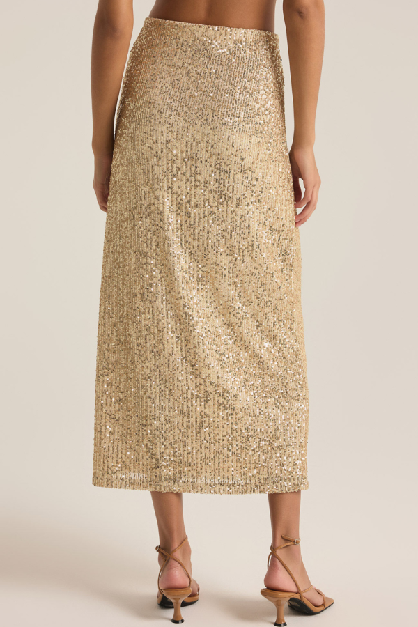 Z Supply Saturn Sequin Skirt Online now