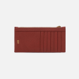 Hobo Carte Card Case Pebbled Leather - Rust Fashion