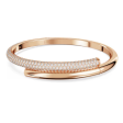 Swarovski Dextera Bangle - Crystal Rose Gold - Medium Online Sale