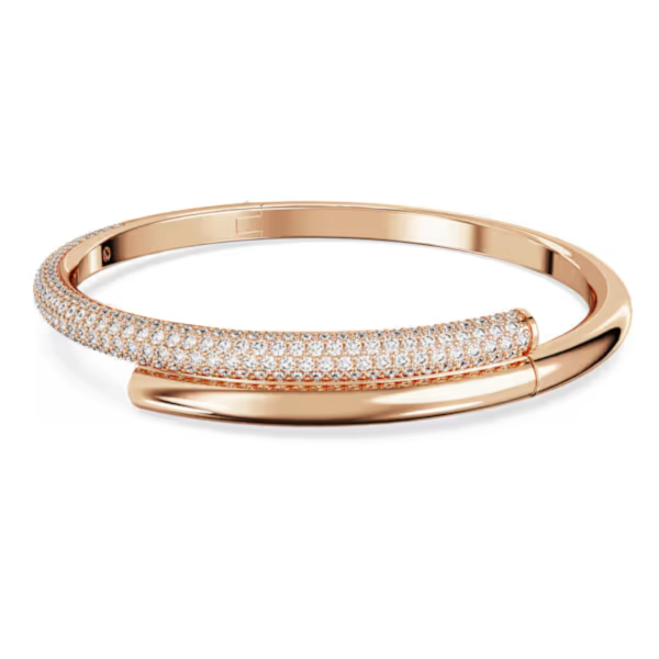 Swarovski Dextera Bangle - Crystal Rose Gold - Medium Online Sale