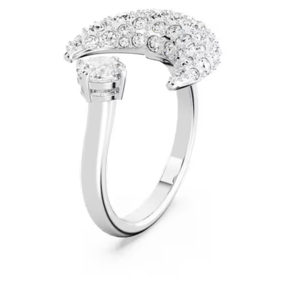 Swarovski Sublima Open Moon Ring - Silver - 55 7 For Discount