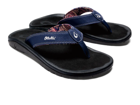 Oluaki  Ohana Flip Flops - Navy Onyx Cheap