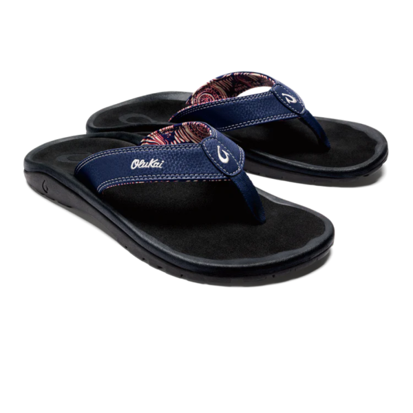 Oluaki  Ohana Flip Flops - Navy Onyx Cheap