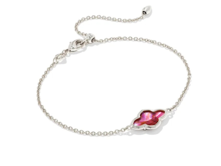 Kendra Scott Framed Abbie Delicate Chain Bracelet - Rhodium Online Sale