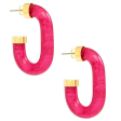 Zenzii Chunky Lucite Hoop Earring Online Hot Sale