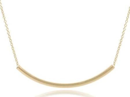 Enewton Classic Gold Small Bliss Bar Necklace Supply