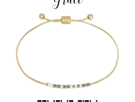 Dot & Dash Morse Code Bracelet - Grace Online Sale