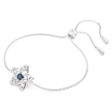 Swarovski Stella Star Bracelet - White Blue Rhodium Hot on Sale