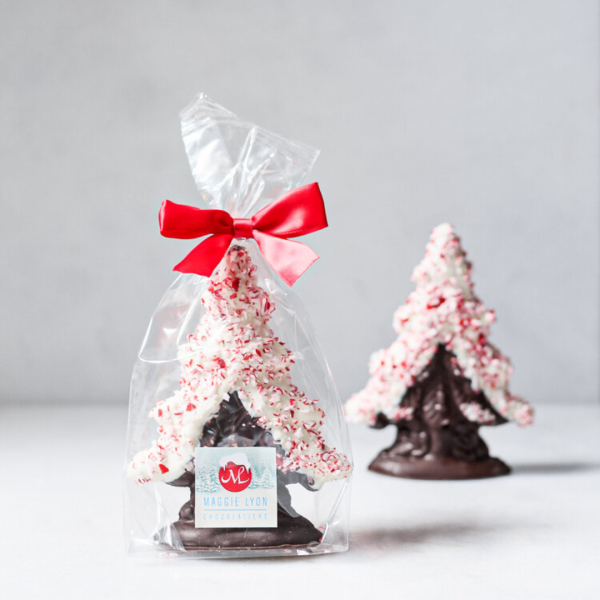 Maggie Lyon Dark Chocolate Tree w  Peppermint Snow Hot on Sale