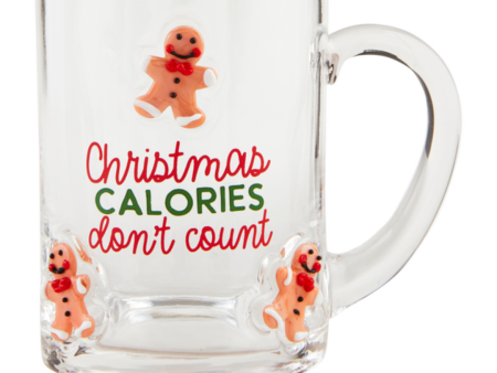 Mud Pie Christmas Icon Glass Mug Online Sale