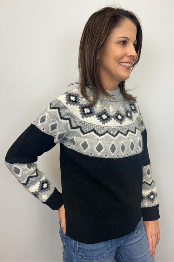 Alashan Adeline Fair Isle Crew Neck Online Sale