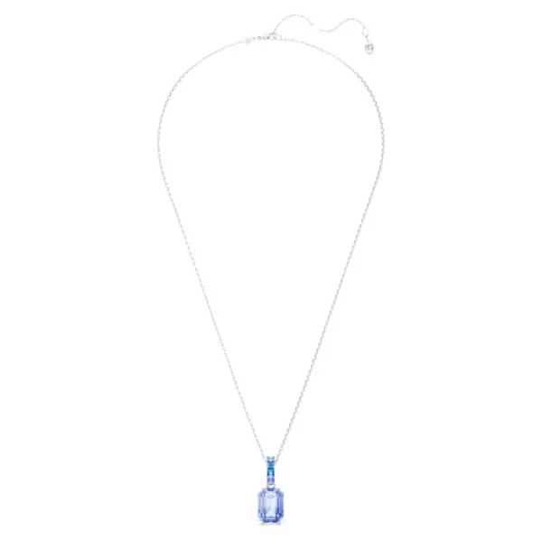 Swarovski Mellenia Long Pendant - Blue Rhodium Hot on Sale