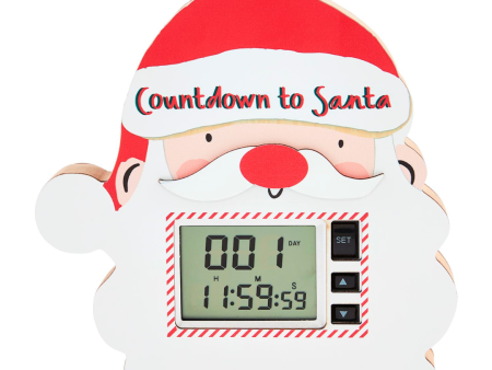 Mud Pie Countdown to Santa Clock For Sale