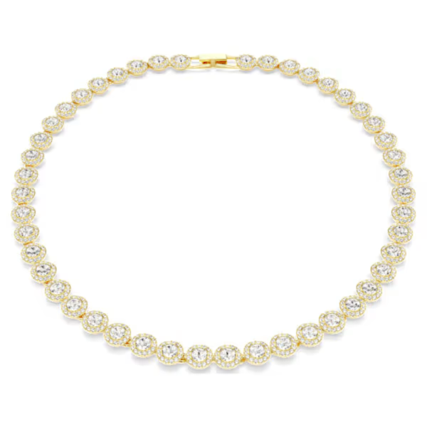 Swarovski Una Angelic Tennis Necklace - White Gold Fashion