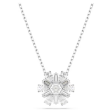 Swarovski Idyllia Snowflake Pendant Necklace - White Rhodium Discount