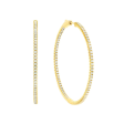 Crislu Large Pave Hoop Earrings Discount