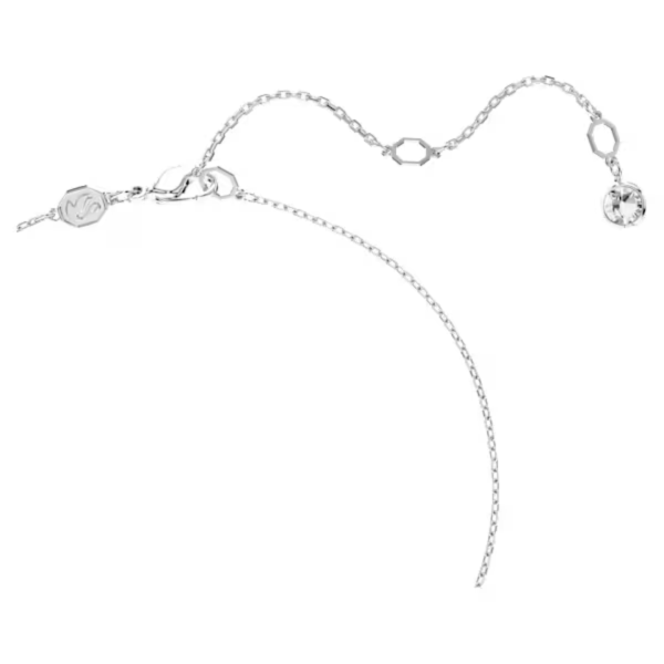 Swarovski Dextera Round Pendant Necklace - White Rhodium on Sale