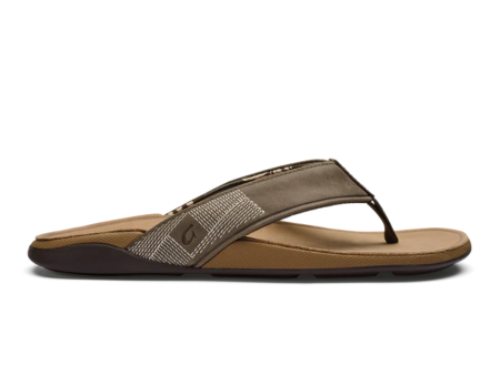 Olukai Tuahine Flip Flops - Hunter Golden Sand For Cheap