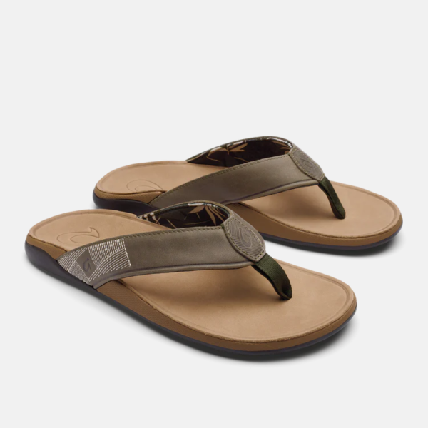 Olukai Tuahine Flip Flops - Hunter Golden Sand For Cheap