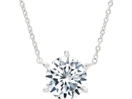 Crislu 6 Prong Solitaire Brilliant Necklace Sale