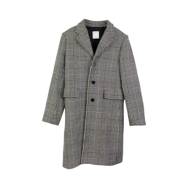 Sandro Houndstooth Coat - S For Sale