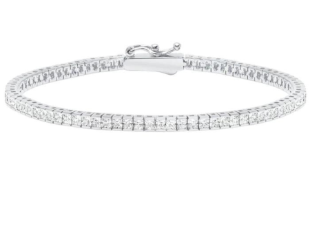 Crislu Classic Small Princess Tennis Bracelet Hot on Sale