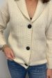 Molly Bracken Knitted Cardigan - Cream Cheap