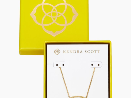 Kendra Scott Boxed Elisa Necklace - Gold For Cheap