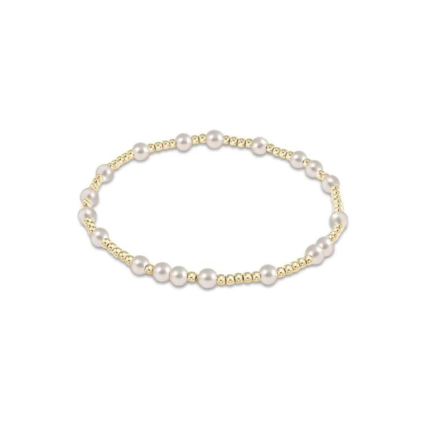 Enewton E-Girl Gold Hope Unwritten Bracelet - Pearl For Cheap