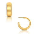 Ellie Vail Cosa Medium Hoop Earrings - Gold on Sale