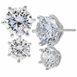 Crislu Double Round Stud Earring Discount