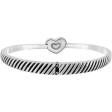 Brighton Celestia Heart Hinged Bangle Bracelet For Discount