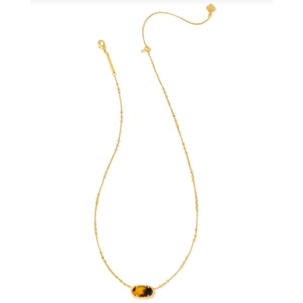 Kendra Scott Elisa Bamboo Frame Necklace - Gold Sale