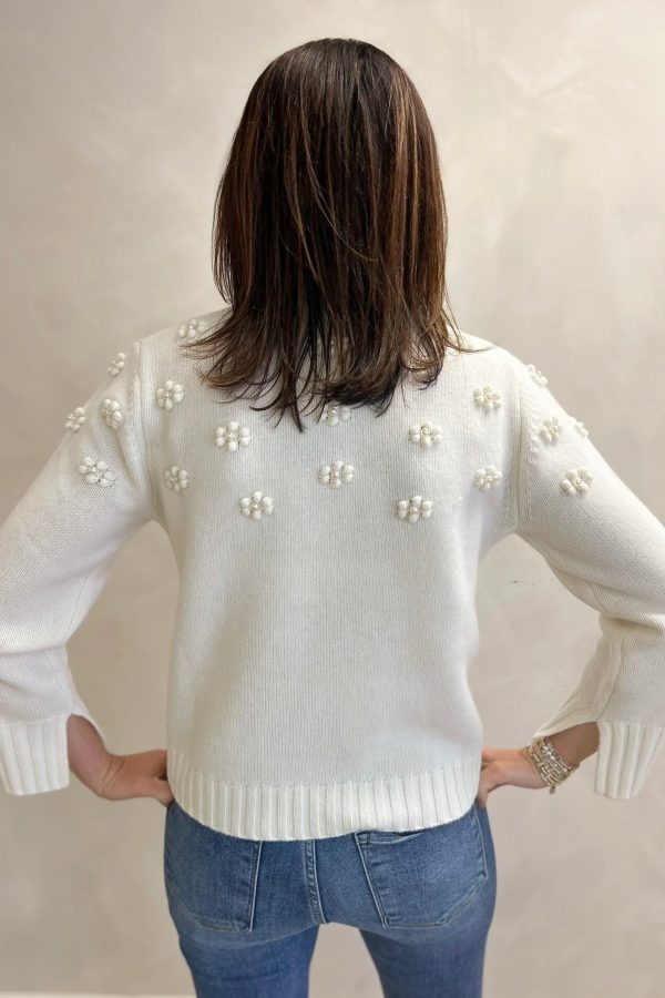 Alashan Pearl Bobble Cluster Crew Neck Discount