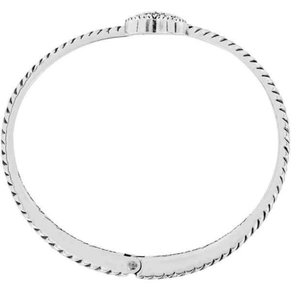 Brighton Celestia Heart Hinged Bangle Bracelet For Discount