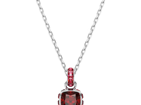 Swarovski Birthstone Square Pendant - Silver Online